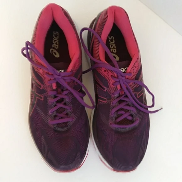 Asics Gel-Nimbus 19 Running Sneaker Shoe 10 Purple Pink - Picture 6 of 16